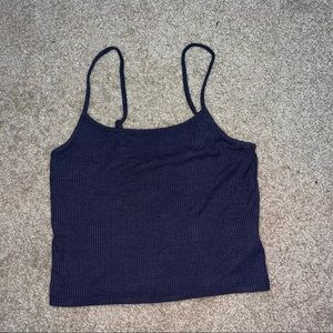 dark grey tank top